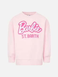 Fleece-Sweatshirt für Mädchen mit Barbie St. Barth-Aufdruck | BARBIE-SONDEREDITION