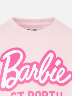 Fleece-Sweatshirt für Mädchen mit Barbie St. Barth-Aufdruck | BARBIE-SONDEREDITION