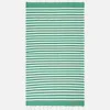 Fouta klassische Wabe mit weißen und grünen Streifen