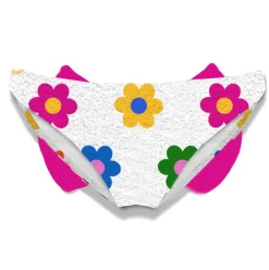 Frottee-Badehose für Mädchen mit Gänseblümchen-Print