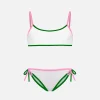 Frottee-Bralette-Bikini für Mädchen