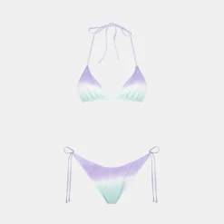 Frottee-Triangel-Bikini für Damen