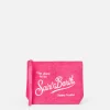 Fuchsiafarbene Frottee-Pochette Aline