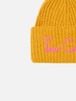 Gebürstete und ultraweiche Damenmütze mit Too Cool-Stickerei