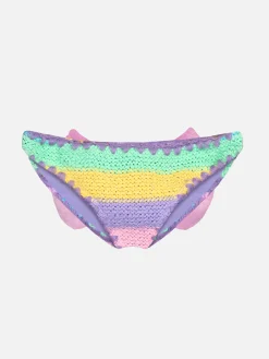 Gehäkelte Badehose für Mädchen mit Schleife
