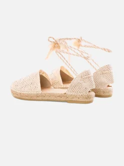 Gehäkelte Espadrillas für Damen