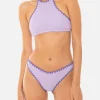 Gehäkelter Neckholder-Bikini für Damen