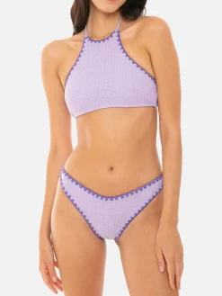Gehäkelter Neckholder-Bikini für Damen