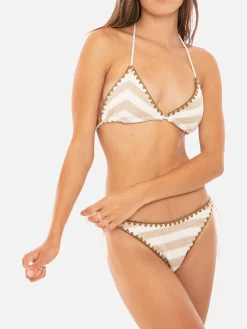Gehäkelter Triangel-Bikini für Damen