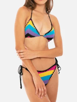 Gehäkelter Triangel-Bikini für Damen