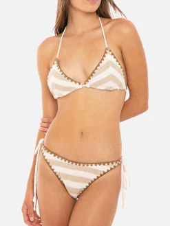 Gehäkelter Triangel-Bikini für Damen