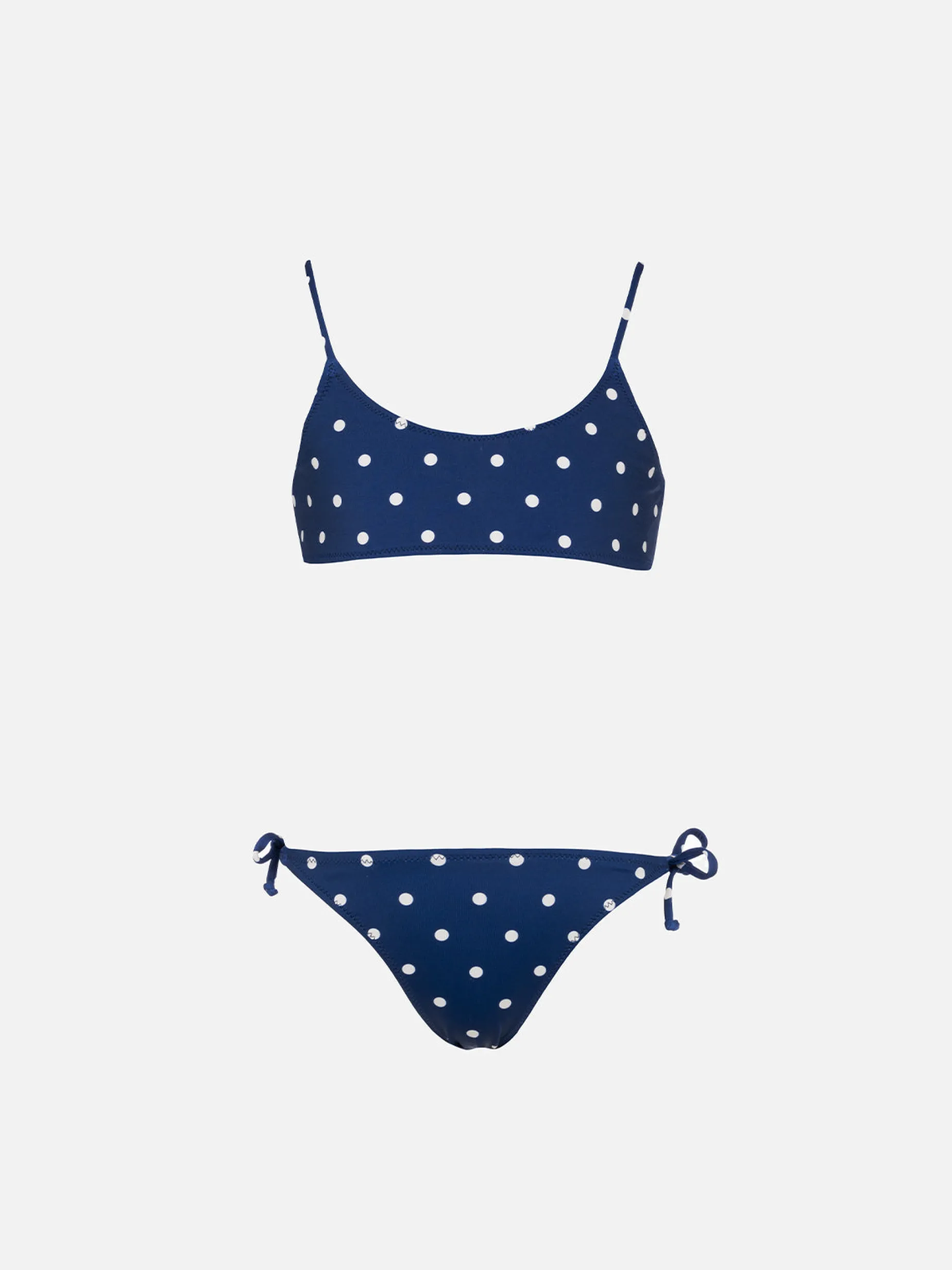 Gepunkteter Bralette-Bikini für Mädchen Jaiden