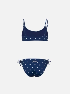 Gepunkteter Bralette-Bikini für Mädchen Jaiden