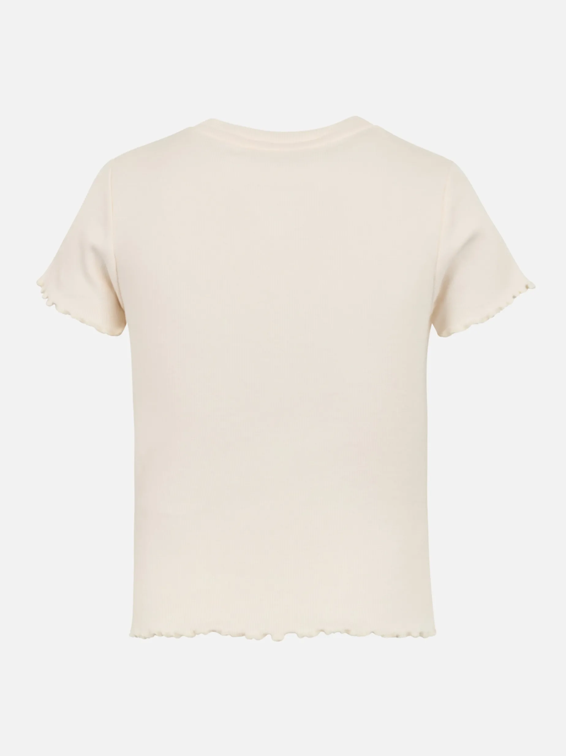 Geripptes T-Shirt für Mädchen Serena Jr mit Baby Star-Stickerei
