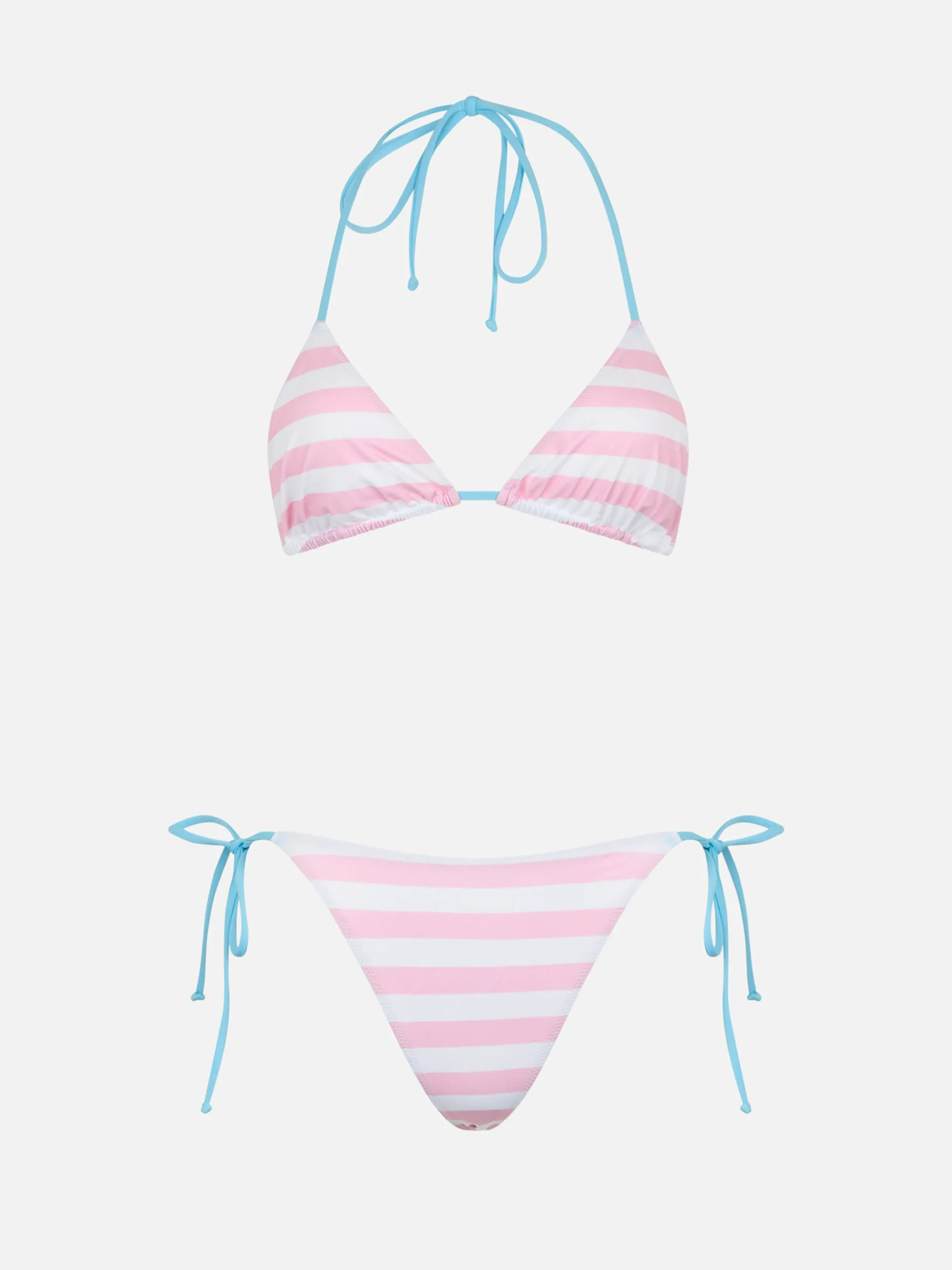 Gestreifter Damen-Triangel-Bikini Leah Marielle | FIORUCCI-SONDERAUSGABE