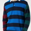 Gestreiftes Strickpolo