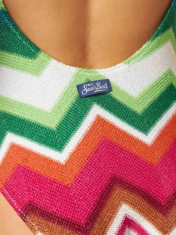 Gestrickter einteiliger Badeanzug