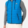Gilet imbottito da uomo bluette Aspen