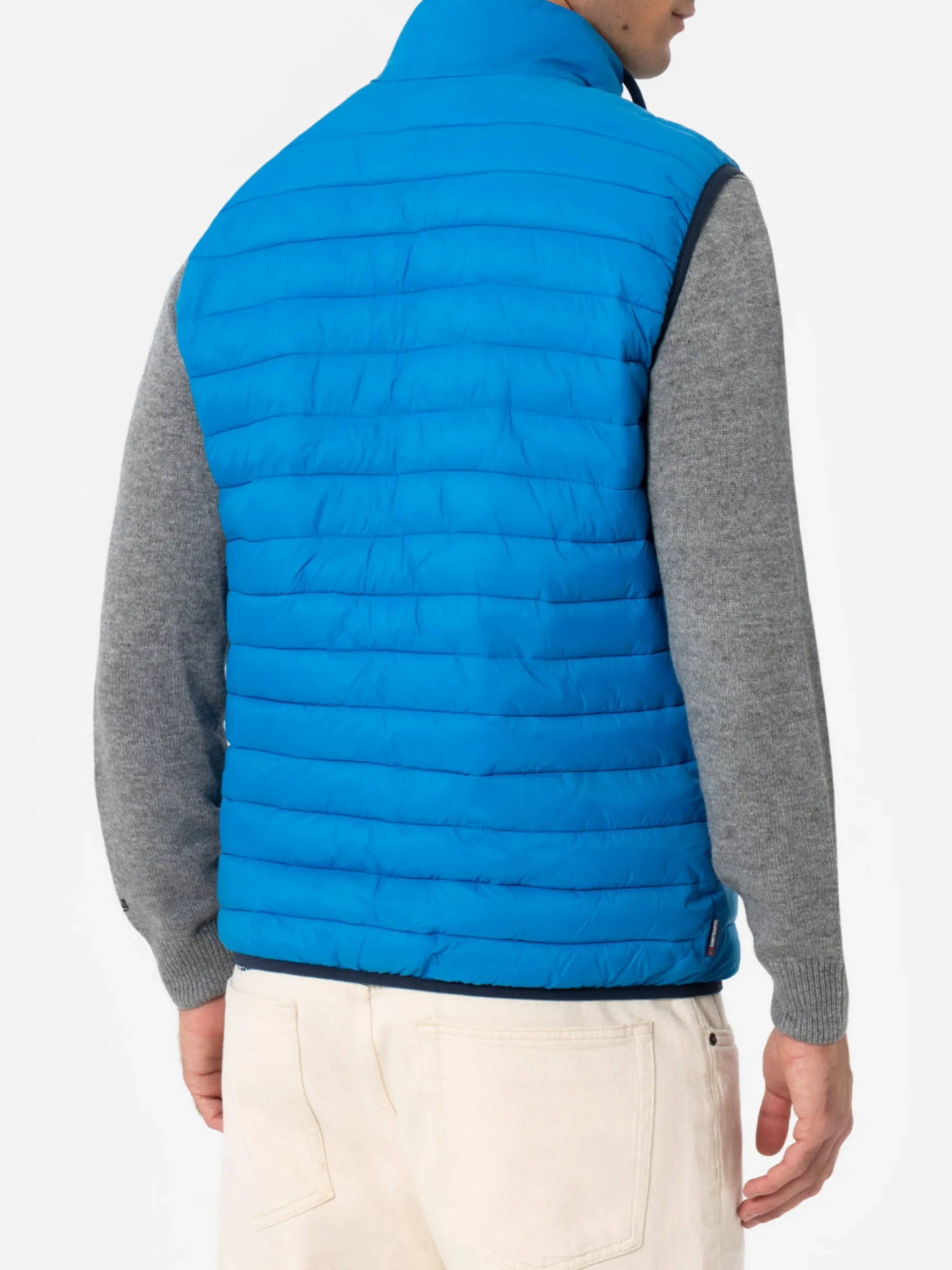 Gilet imbottito da uomo bluette Aspen