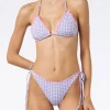 Gingham-Triangel-Bikini
