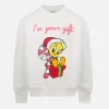 Girl crewneck sweatshirt Briony with Tweety print | WARNER BROS SPECIAL EDITION
