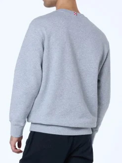 Grau meliert Sweatshirt für Herren Soho St Barth Sport