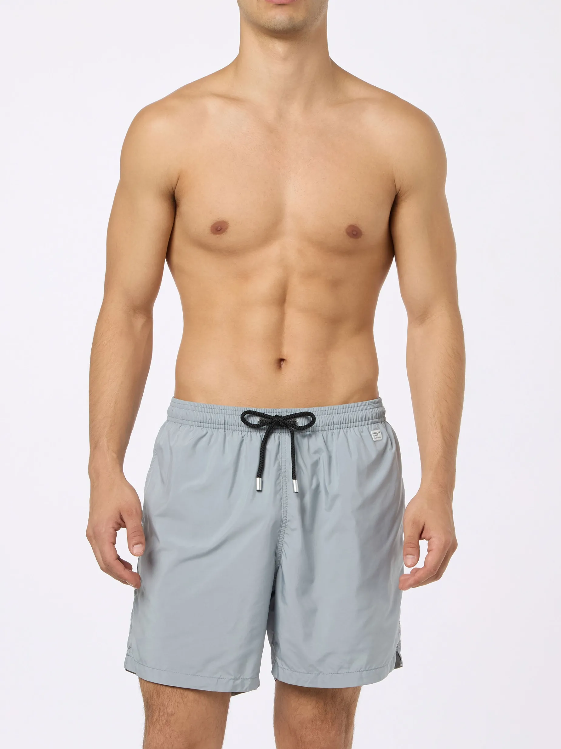 Graue Badeshorts aus leichtem Stoff für Herren Lighting Pantone | PANTONE SPECIAL EDITION