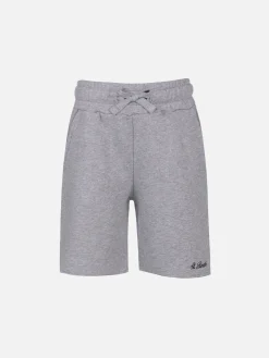 Graue Bermudashorts aus Baumwollfleece für Jungen Randle Jr