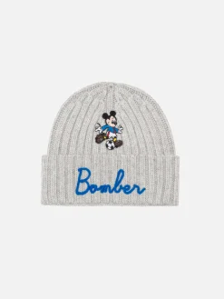 Graue Wengen-Mütze für Jungen mit Mickey Bomber-Stickerei | DISNEY SPECIAL EDITION