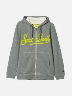 Grauer Kapuzenpullover für Jungen von Saint Barth