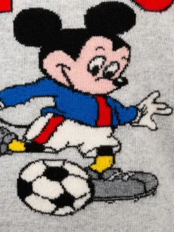 Grauer Rundhalspullover Douglas für Jungen mit Mickey Mouse-Aufdruck | DISNEY SPECIAL EDITION