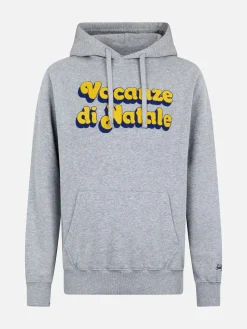 Graues Herren-Sweatshirt Tribeca mit aufgesticktem Logo Vacanze di Natale | VACANZE DI NATALE SONDERAUSGABE