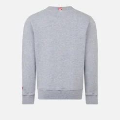 Graues Jungen-Sweatshirt mit Rundhalsausschnitt und Spiderman-Aufdruck | MARVEL-SONDERAUSGABE