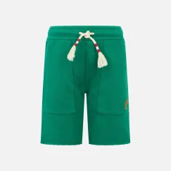 Grüne Bermuda aus Baumwolle für Jungen