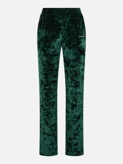 Grüne Jogginghose aus Chenille für Damen Yvonne