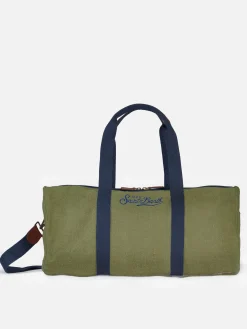 Grüne Reisetasche aus Leinen Jetleg