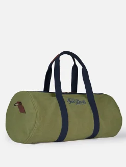 Grüne Reisetasche aus Leinen Jetleg