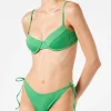 Grüner Bralette-Bikini für Damen