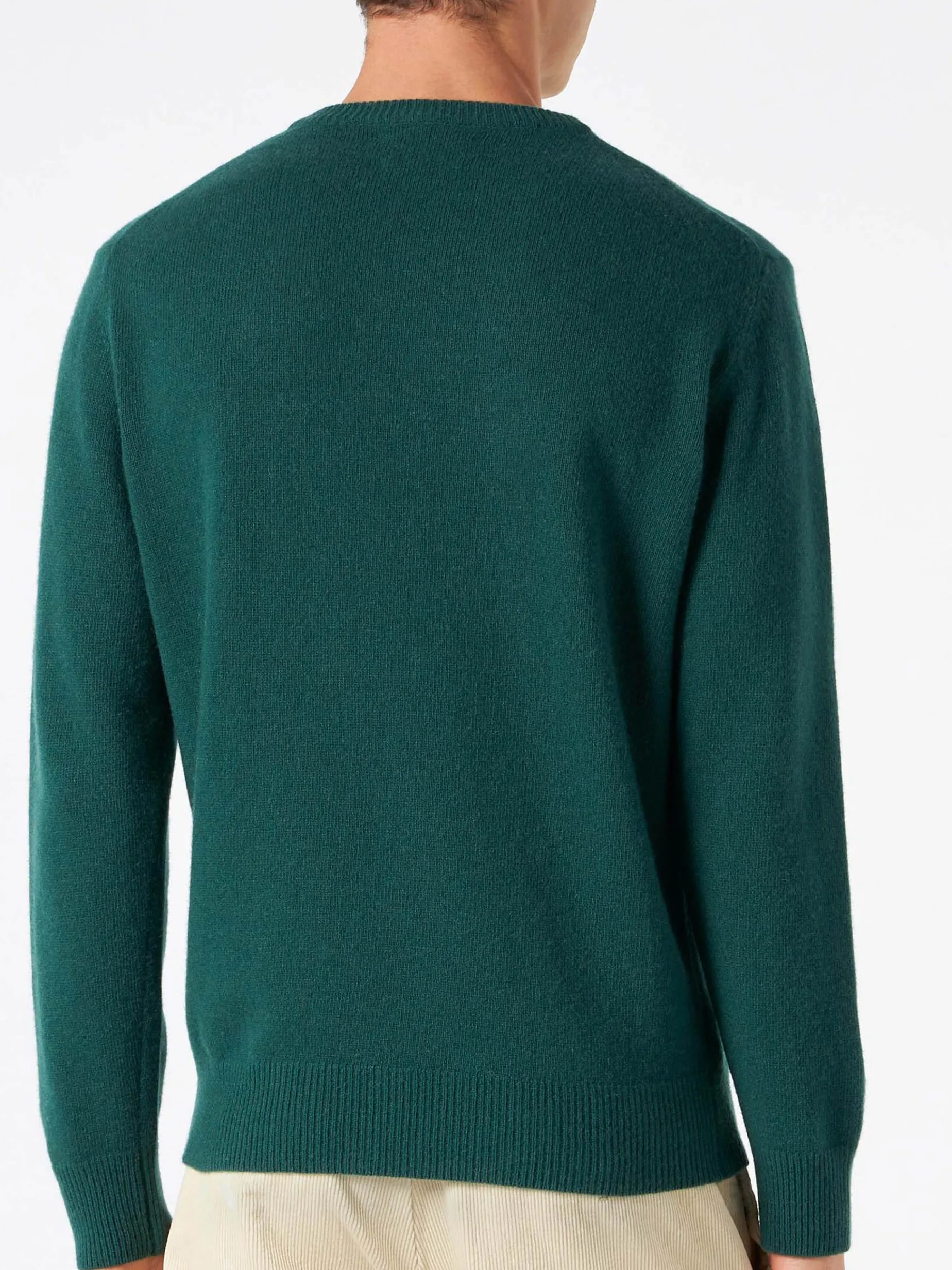 Grüner Herrenpullover mit Snoopy-Aufdruck | SNOOPY – PEANUTS™ SONDEREDITION