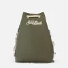 Grüner Leinenrucksack „Boot“