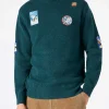 Grüner Rollkragenpullover für Herren