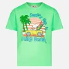 Grünes Baumwoll-T-Shirt für Jungen mit Snoopy-Aufdruck | PEANUTS™ SONDEREDITION