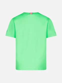 Grünes Baumwoll-T-Shirt für Jungen mit Snoopy-Aufdruck | PEANUTS™ SONDEREDITION