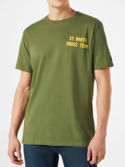 Grünes Herren-T-Shirt mit Snoopy-Aufdruck | PEANUTS™ SONDEREDITION