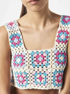 Handgefertigtes Häkeltop für Damen