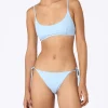 Hellblauer Bralette-Bikini für Damen von Judy Naomi