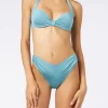 Hellblauer Bralette-Bikini für Damen