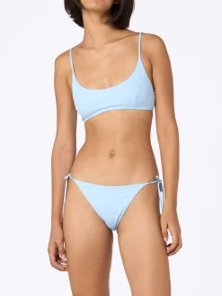 Hellblauer Bralette-Bikini für Damen von Judy Naomi
