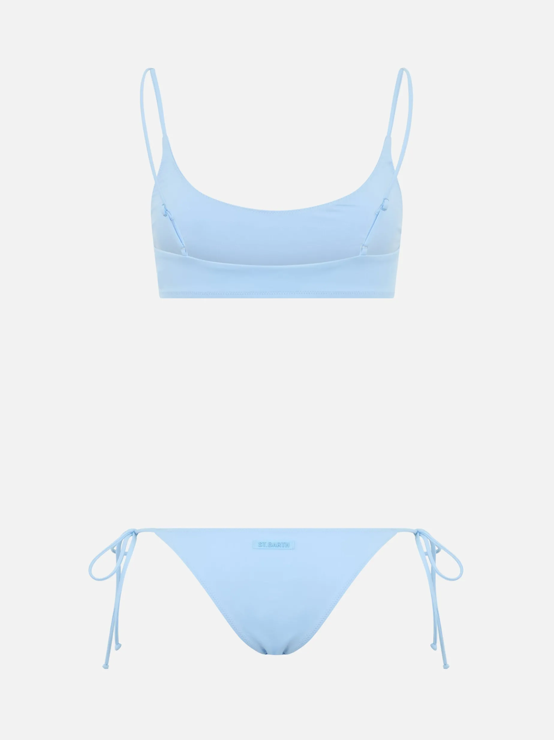 Hellblauer Bralette-Bikini für Damen von Judy Naomi