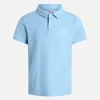 Hellblaues Frottee-Poloshirt für Jungen Jeremy Jr